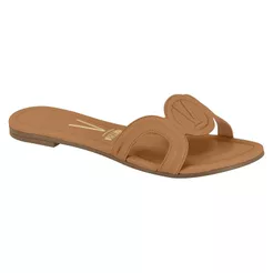 Sandalia Feminina Rasteira Casual Confortável Original Vizzano