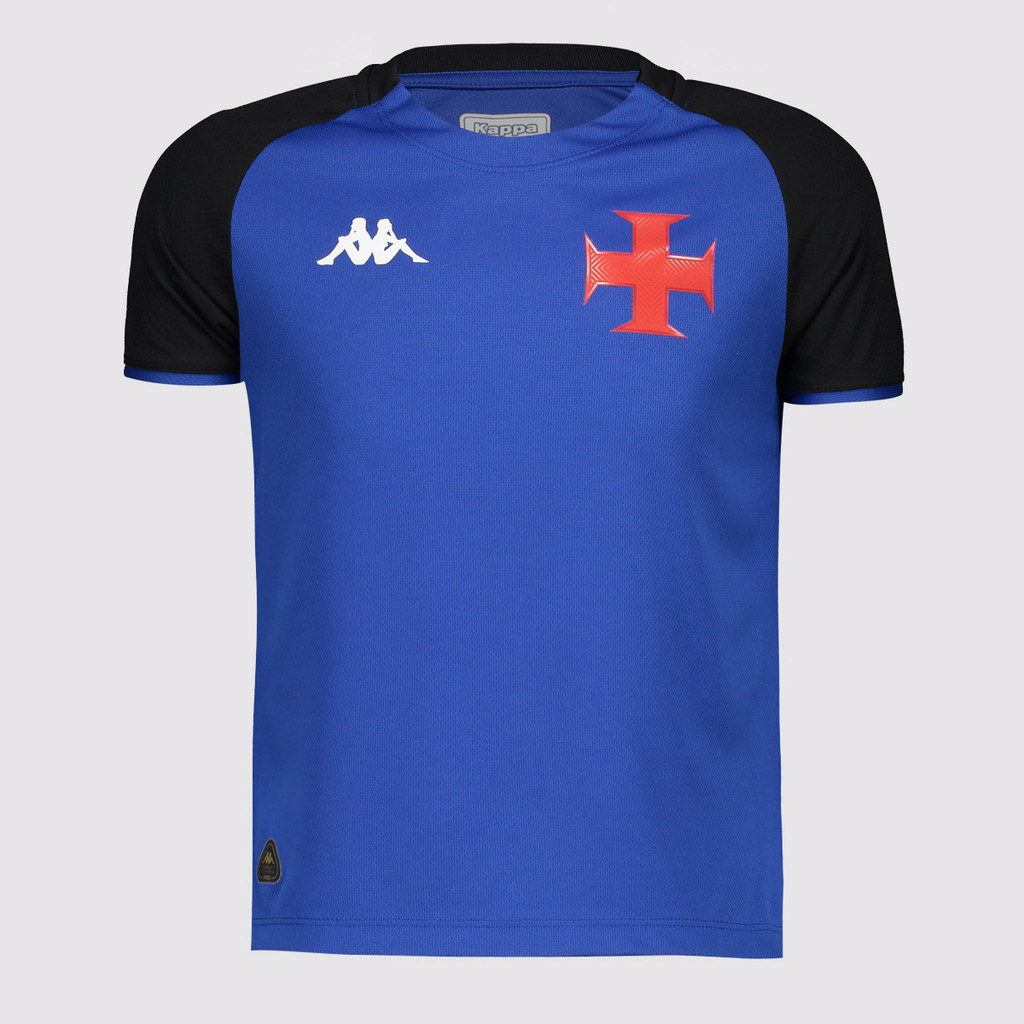 Camisa Kappa Vasco Treino Goleiro 2025 Infantil