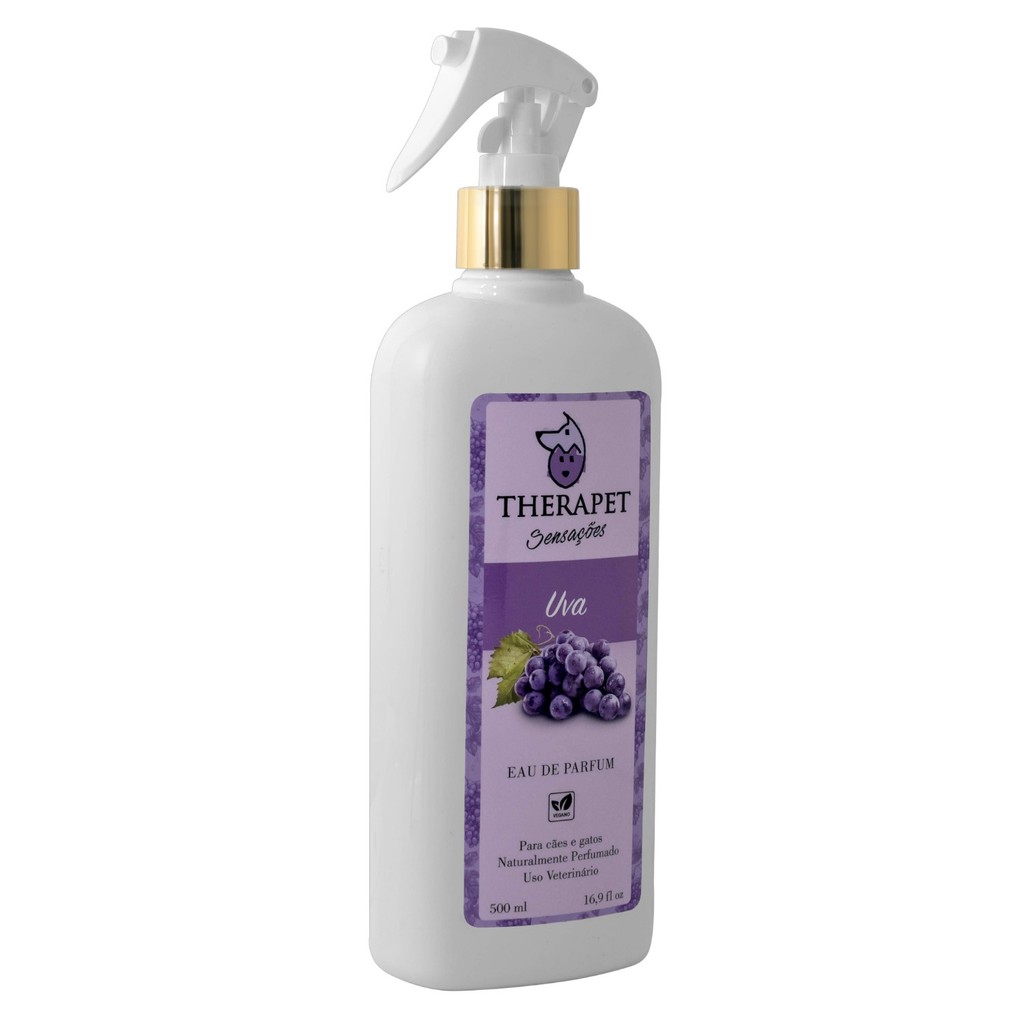 Perfume Sensações Uva Cães E Gatos Eau De Parfum Therapet - 500ml