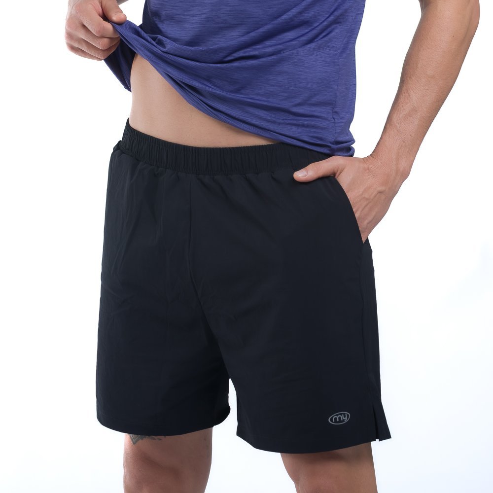 Shorts Masculino Marcio May Fitness Sobreposto Preto