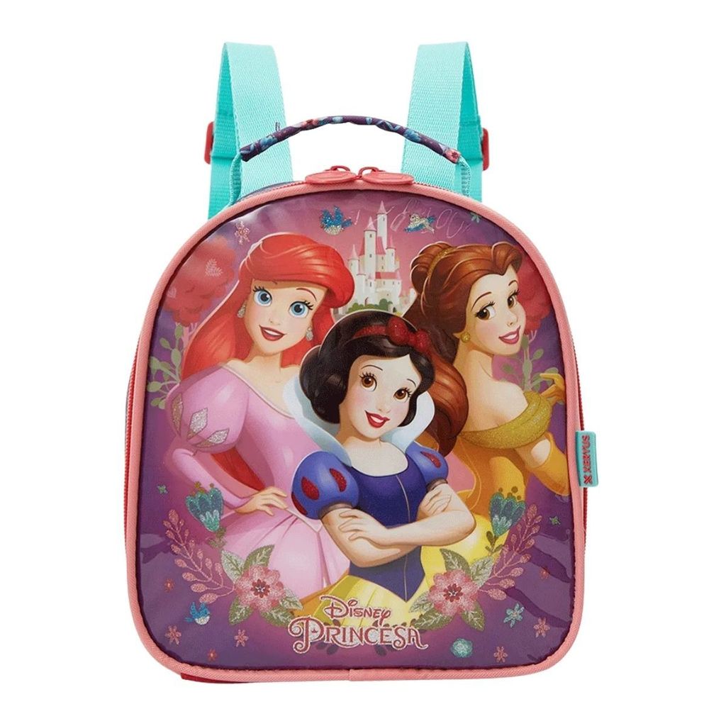 Lancheira Térmica Escolar Infantil Princesas Disney Oficial 