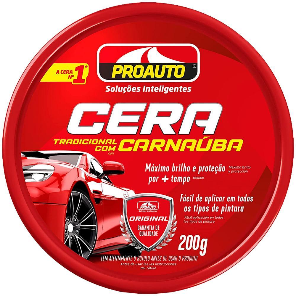 Cera Pasta Tradicional Com Carnaúba 200G Proauto em Oferta na Shopee