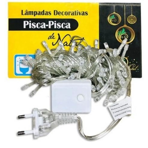 Cordão Pisca-Pisca LED Branco Quente Wincy Natal