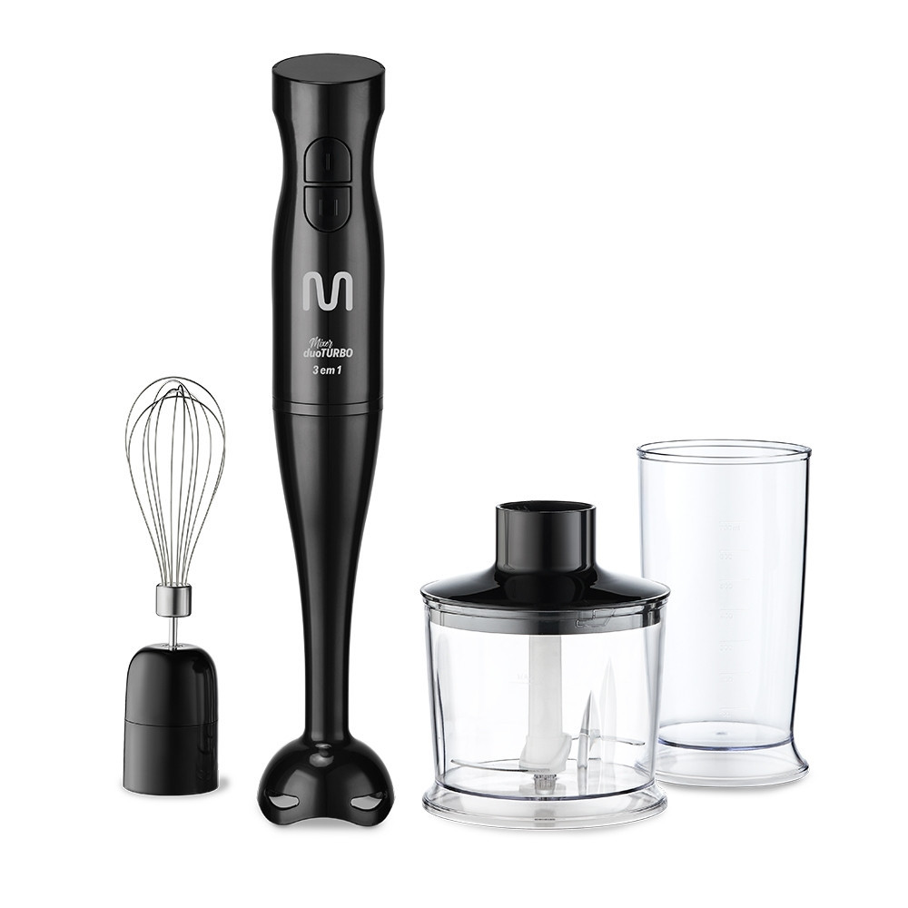Mixer Duo Turbo 3 em 1 220V 200W Preto Multi Home - GO020 em Oferta na Shopee