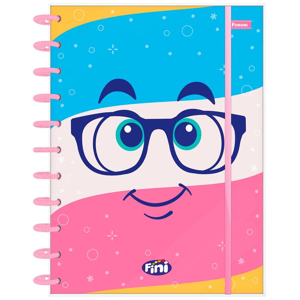 Caderno Universitário Discbook Grande 20x27,5cm 10 Matérias 160 Folhas c/Aroma Fini Foroni