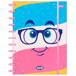 Caderno Universitário Discbook Grande 20x27,5cm 10 Matérias 160 Folhas c/Aroma Fini Foroni