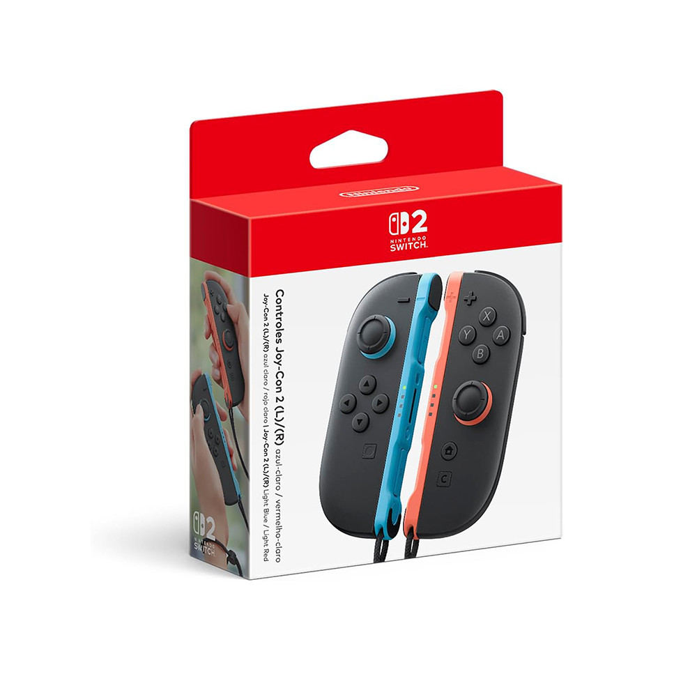 Controle Nintendo Switch 2 Joy-Con - Azul e Vermelho em Oferta na Shopee