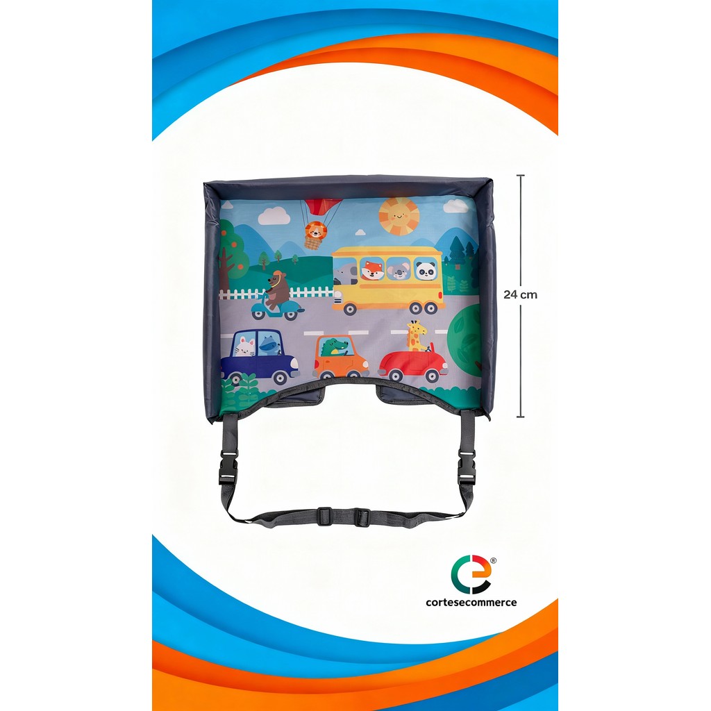 Mesinha Infantil De Atividades Bebê Regulável Para Carro