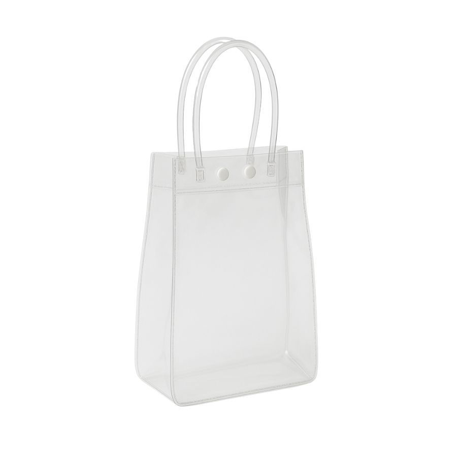 Sacola Transparente Botão - 30x20x10cm - 1 unidade - Rizzo