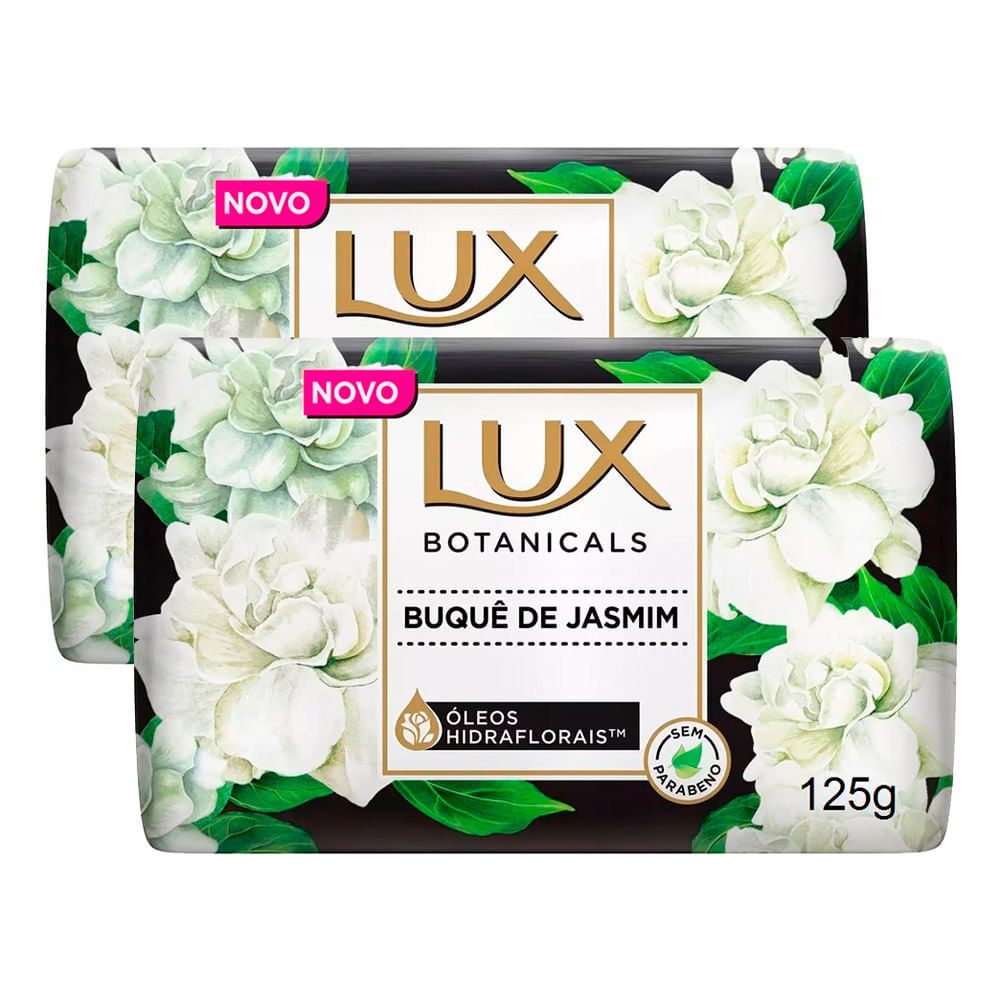 Kit 2 Sabonete em Barra Lux Botanicals Buquê de Jasmim 125g em Oferta na Shopee