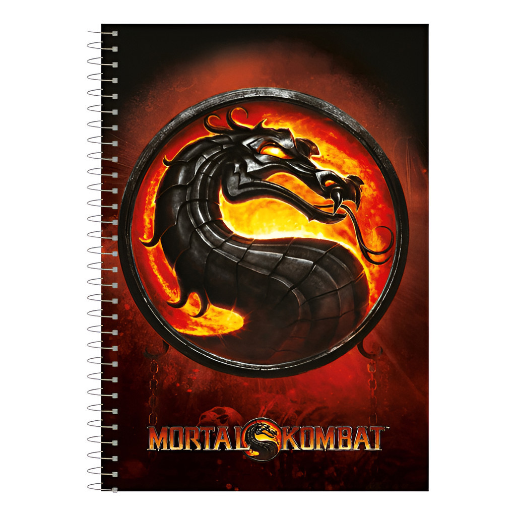 Caderno Mortal Kombat 10 Matérias