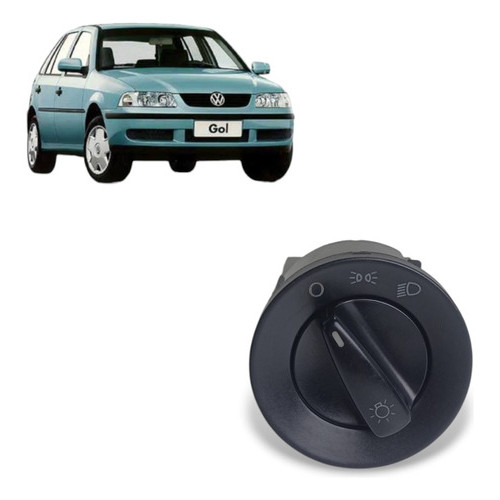 Botão Comando Farol Milha Vw Gol G3 2002 1.0 Original