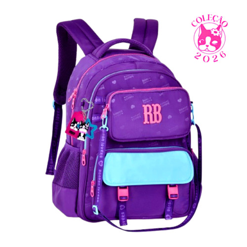 Mochila de Costas com Pochete Removível Rebecca Bonbon Urban Mix - Clio Style Cor:Roxo em Oferta na Shopee