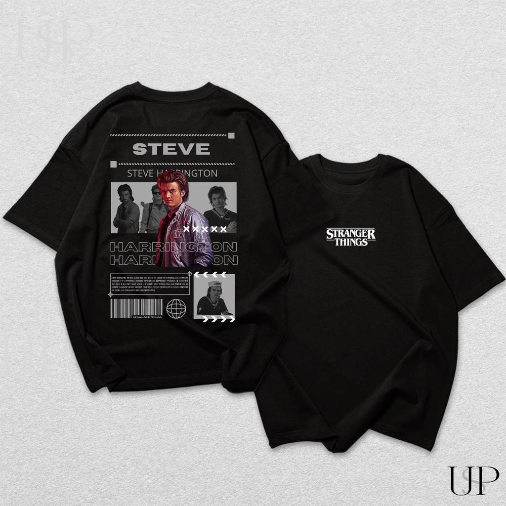Camiseta Camisa Stranger Steve Harrington Things Streetwear 100% Algodão Premium Confortável em Oferta na Shopee