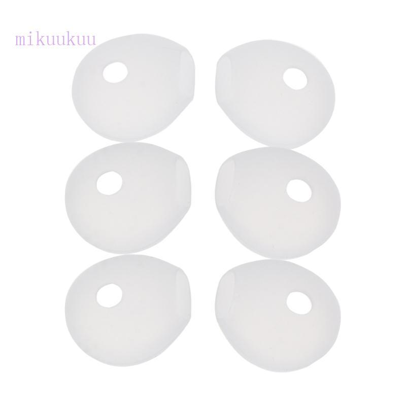 MIku 6 Pçs Silicone In-Ear Caso Fone Ouvido Para AM116 AM115 Cobre Tampões Almofadas Bud Fones Eartips
