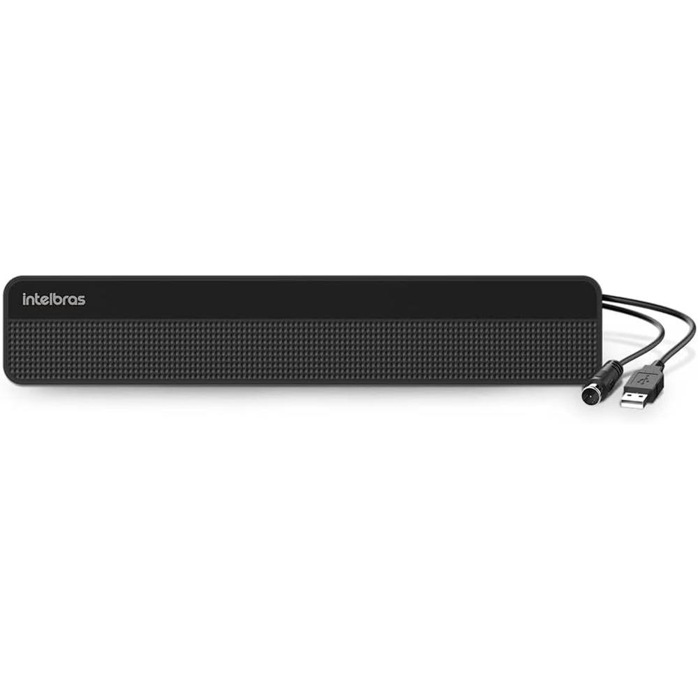 Antena Interna Amplificada Digital para TV Intelbras AI 3101 USB UHF/HDTV Preto