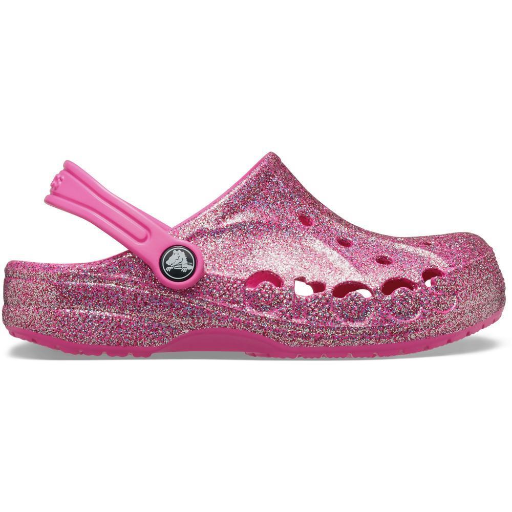 Sandália Crocs Baya Glitter Clog T Glam Glitter em Oferta na Shopee
