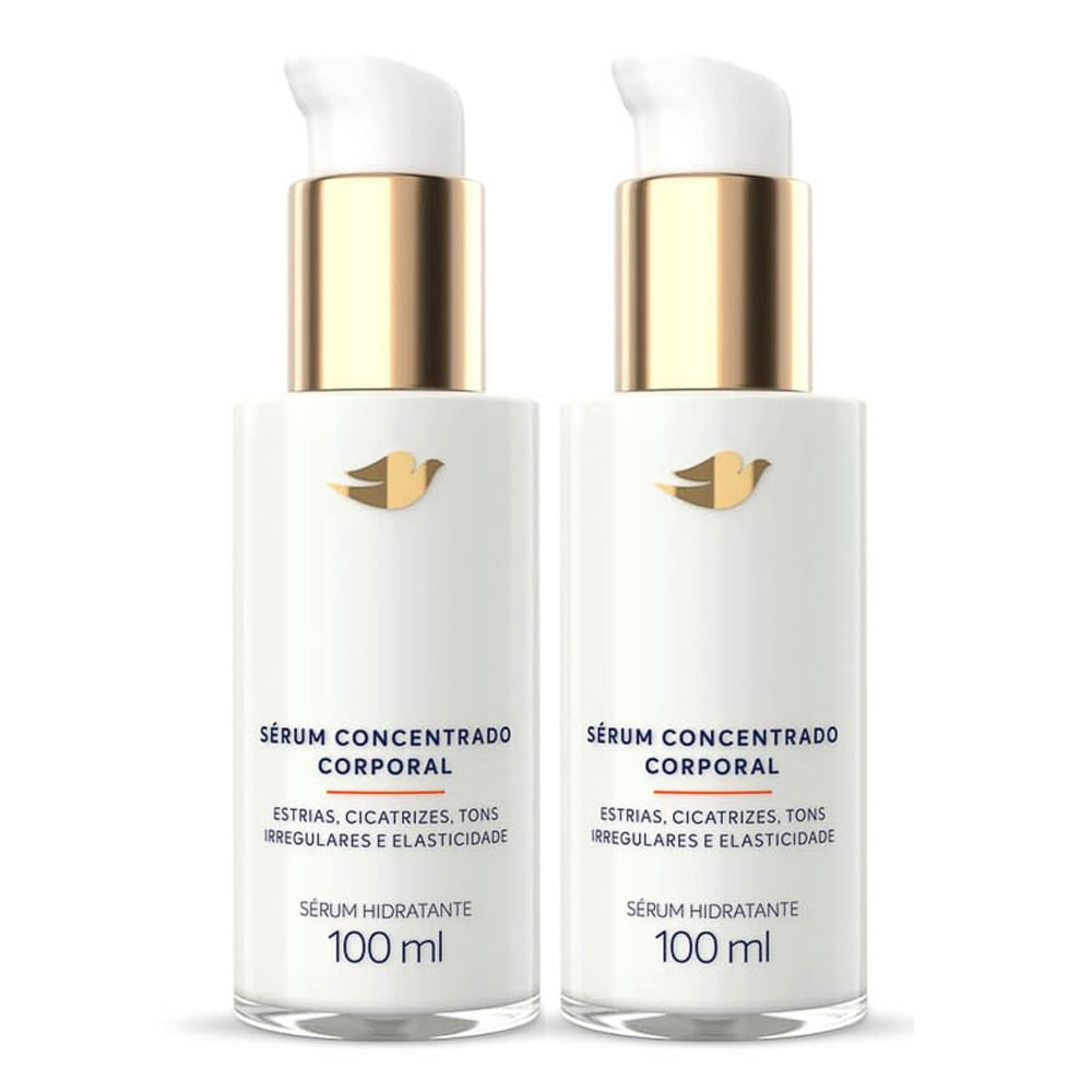 Kit 2 Dove Sérum Hidratante Corporal Concentrado 100ml em Oferta na Shopee