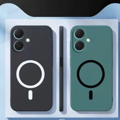 Para Tecno Spark GO 2S/2/POP 10/infinix Smart 10 TPU Capa Protetora Macia Com Adesivo Magnético Autoadesivo