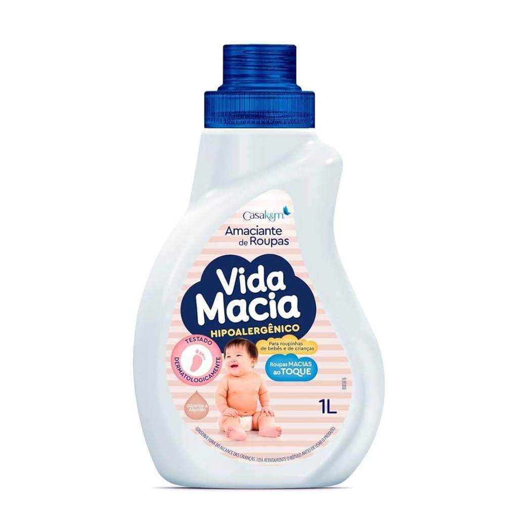 AMACIANTE GLICERINA E ALGODAO 1L VIDA MACIA em Oferta na Shopee