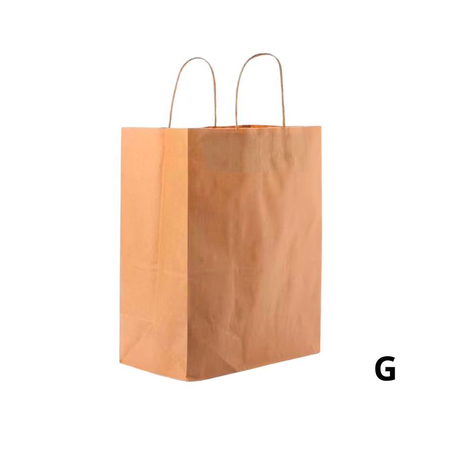 Sacola de Papel G 34x31x19cm - Kraft Delivery - Embalagem Econômica - 50 unidades - Cromus - Rizzo