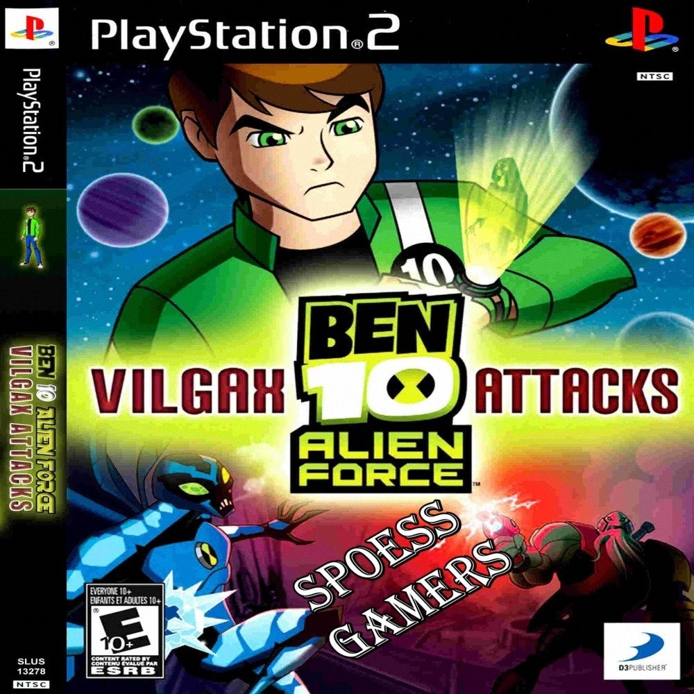 Jogo Ps 2 Ben 10 Vilgax Attacks  Infantil .