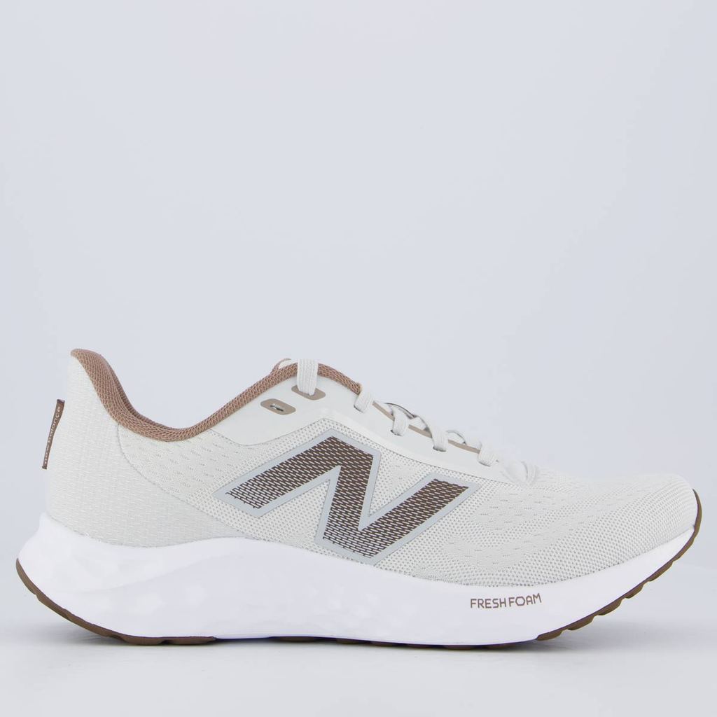 Tênis New Balance Fresh Foam Arishi V4 Cinza e Marrom