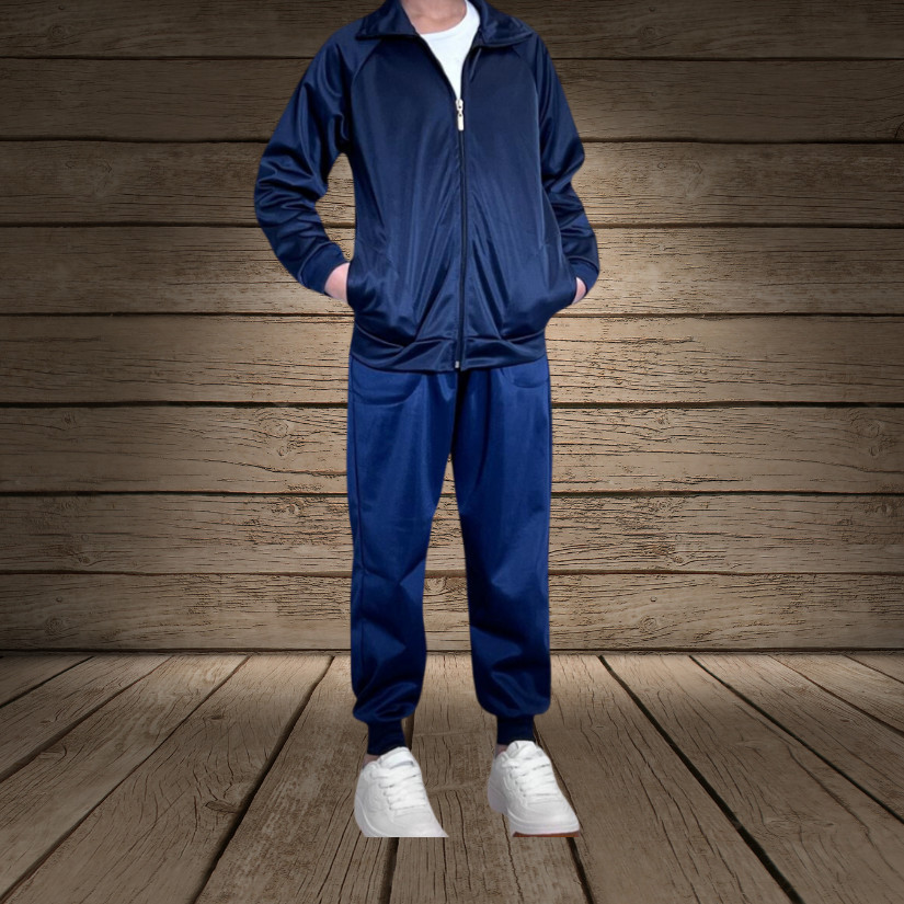 Conjunto de Frio Infantil Chimpa Blusa e Calça Infantil Escolar