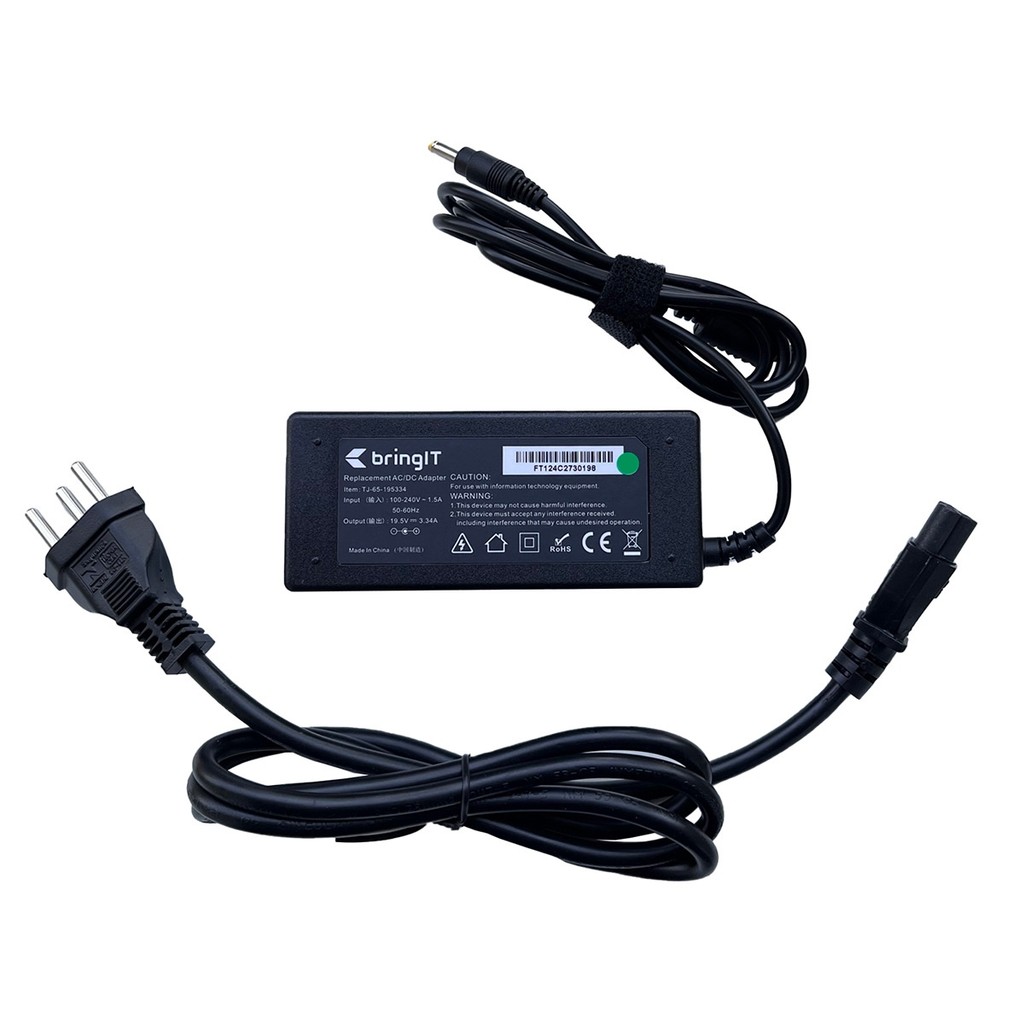 Fonte Carregador para Notebook Dell Vostro 5480 | 19.5 V 3.34 A 65 W