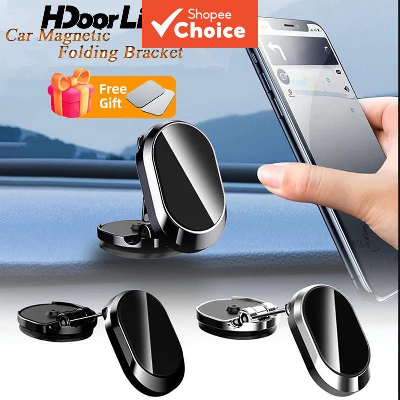 Hdoorlink 360 ° Suporte Magnético Giratório Para Telefone Carro , Montagem Dobrável Smartphone GPS Xiaomi