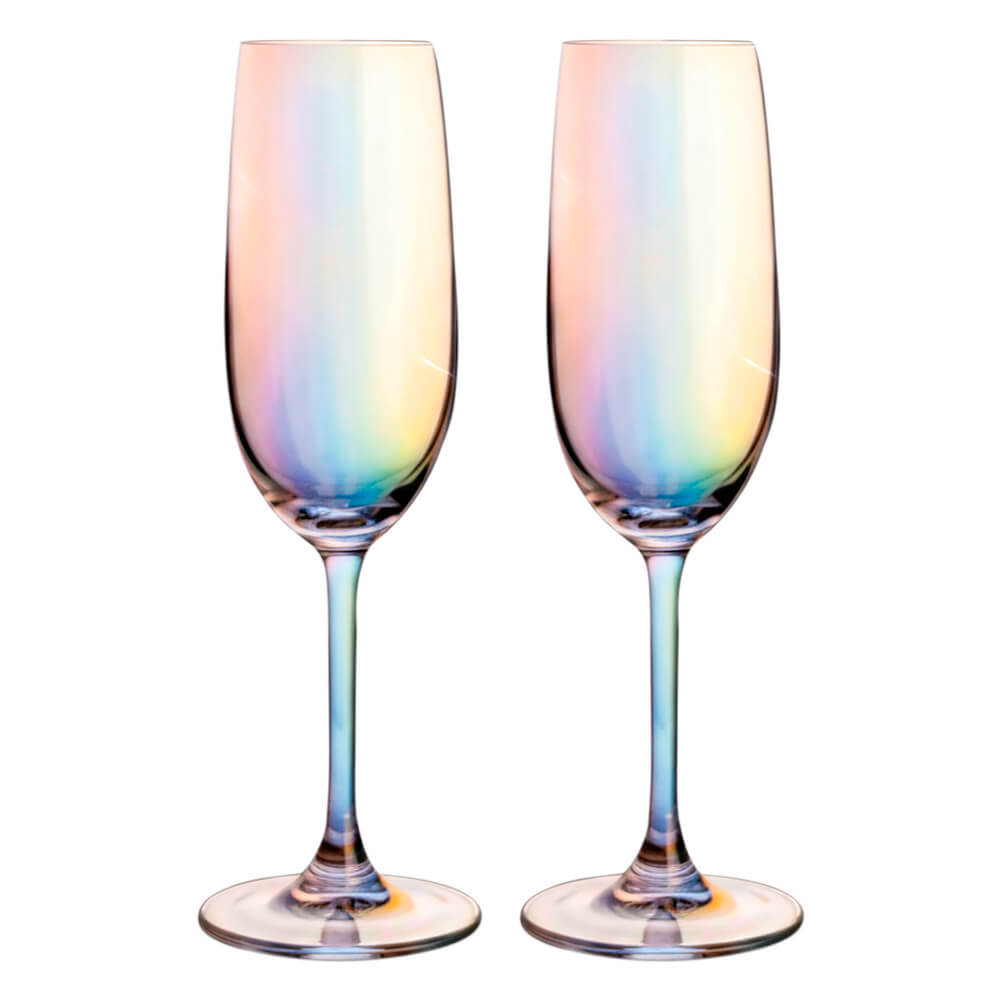 Jogo de Taça de Champagne Furta Cor de Cristal com Titânio Dom Paris 230ml 2 peças - Seu Lar em Oferta na Shopee