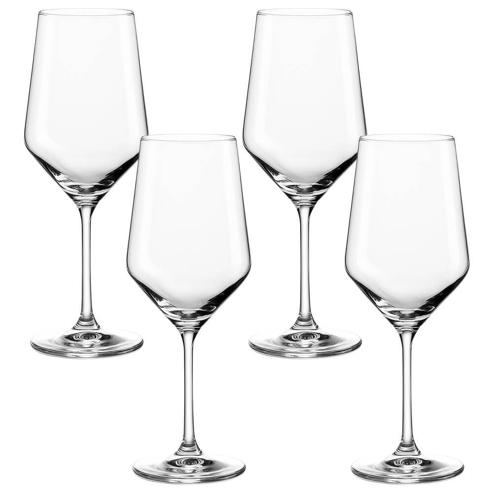 Jogo de Taças de Vinho de Cristal com Titânio Mendoza 540mL 4 peças - Seu Lar em Oferta na Shopee