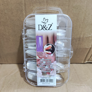 Unha Postiça Bailarina D&Z 120 Unidades Com 10 Tamanhos Diferentes  em Oferta na Shopee