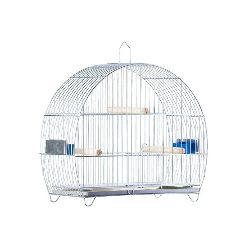 Gaiolas Pássaros Oval Prata P006 - Gaiolas Londrina em Oferta na Shopee