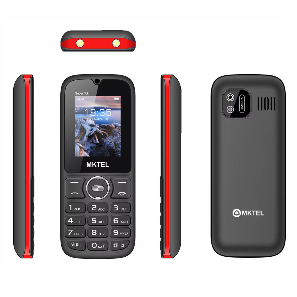 MKTEL M2023 Telefone Sênior Com 1.77 Polegadas Display 800mAh Bateria Dual SIM Rádio FM Lanterna 0.08Mega Câmera 2G Cel