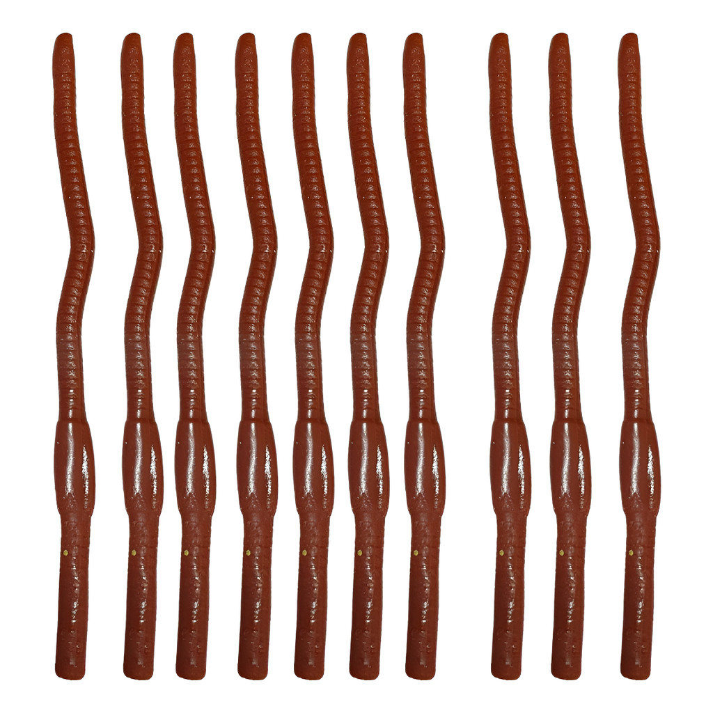 20 Isca Artificial Minhoca Minhocuçu 13cm Isca Minhoca