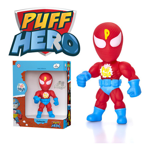 Boneco Homem Teia Aranha Funko 17cm Vinil Articulado - Puff