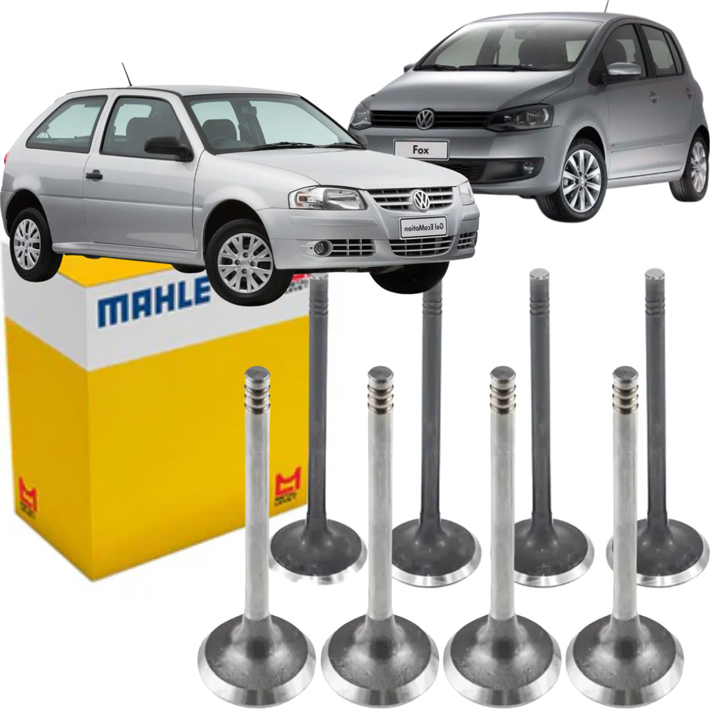 Jogo Válvula Admissão Escape Fox Gol Voyage 1.0 8v Mahle Std em Oferta na Shopee