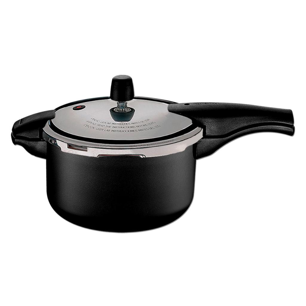 Panela de Pressão 6 Litros Tramontina Vancouver Preta Antiaderente 24 cm