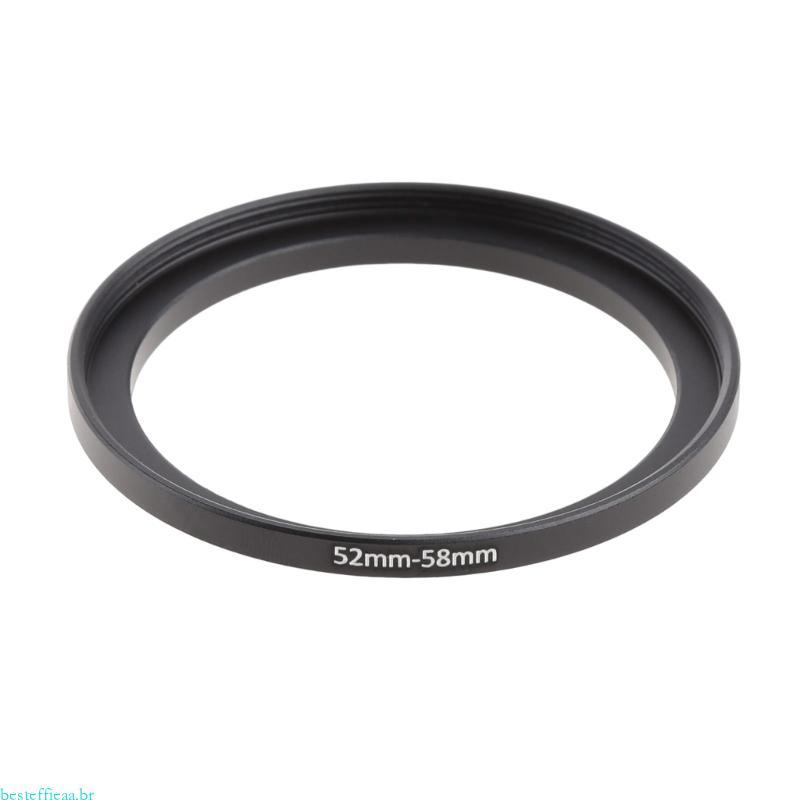 besteffie 52mm-58mm Filtro Step Up Anéis Adaptador Passo Lente Para Câmera Digital SLR
