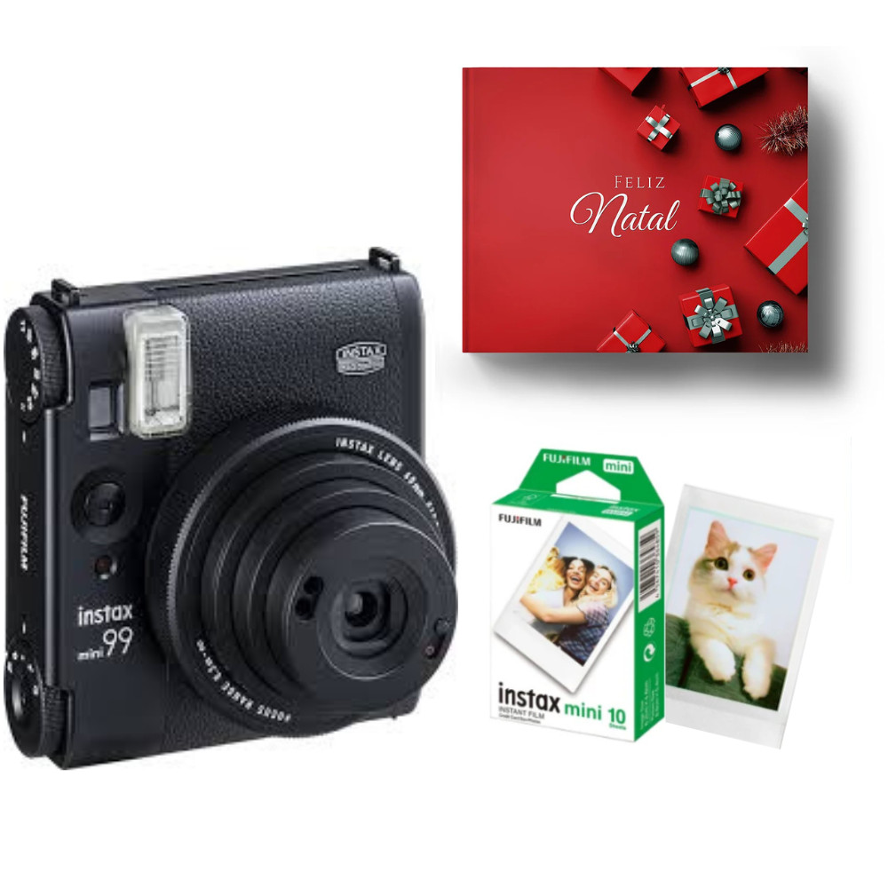 KIT Instax Mini 99 PRO Fujifilm + 10 Fotos + Álbum NATAL
