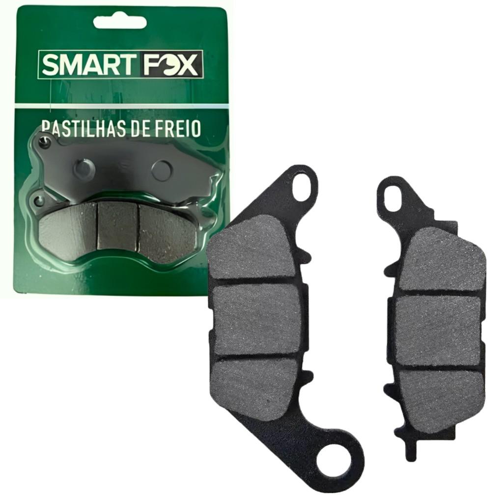 PASTILHA DE FREIO DIANTEIRO SMARTFOX YAMAHA FACTOR 125 150 CRYPTON 115 NMAX 160 (TRASEIRO)