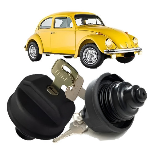 Tampa Tanque Combustível Valvulada Fusca 1959 Á 1996 - Preto - 1995 em Oferta na Shopee