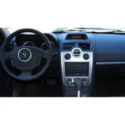 Moldura 9" Flutuante Renault Megane Dynamique Sedan e Grand Tour 07/13 - Preta