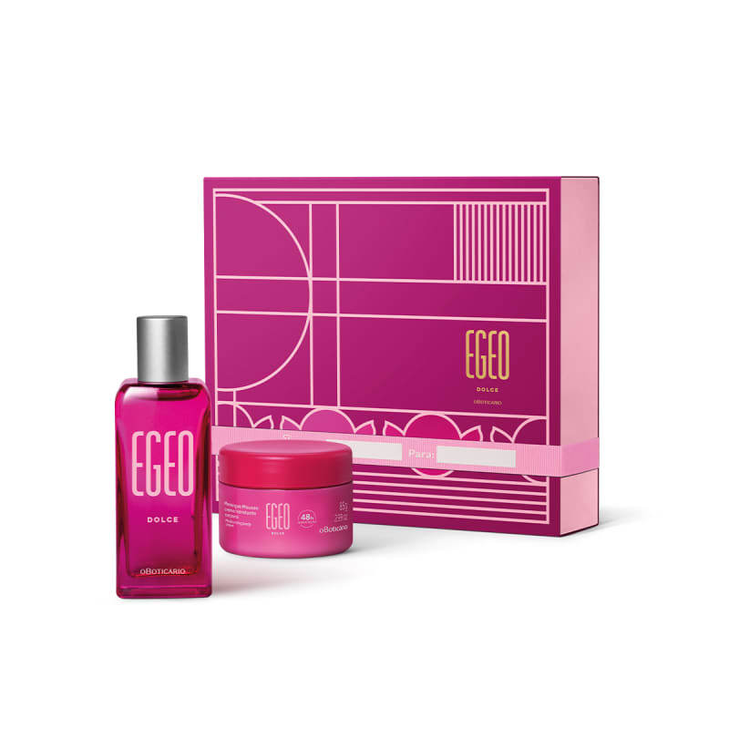 Presente Docinho cheiroso em promoção Egeo Dolce Desodorante Colônia 50ml + Merengue Mousse Hidratante 85g
