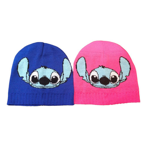 Touca Gorro De Lã  Infantil Personagem Stitch Inverno Quente
