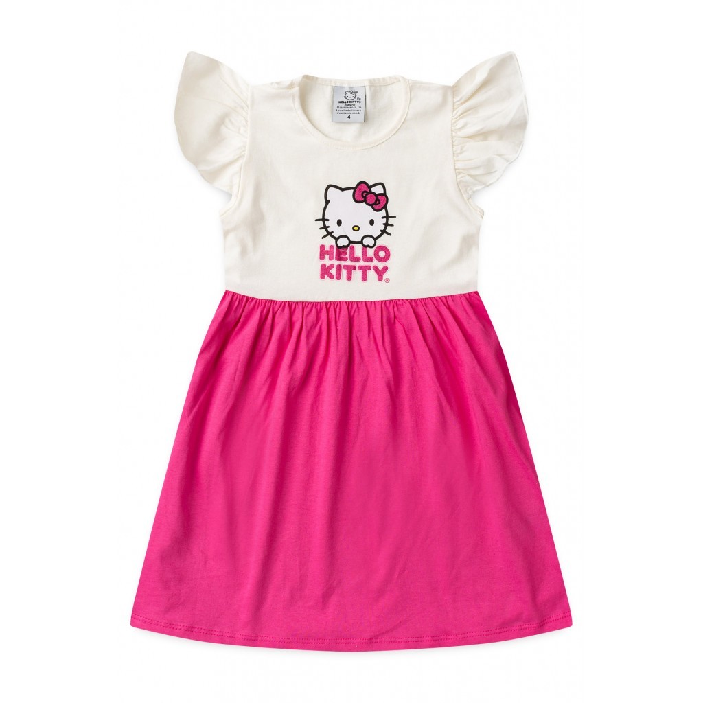 Vestido Feminino Infantil Delicadeza - Hello Kitty