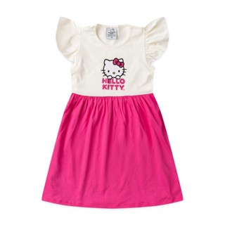 Vestido Feminino Infantil Delicadeza - Hello Kitty em Oferta na Shopee
