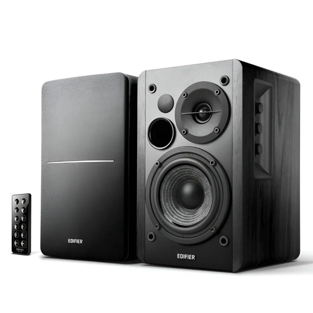 Caixa De Som Edifier R1280DB Preta Monitor Referência Home Studio