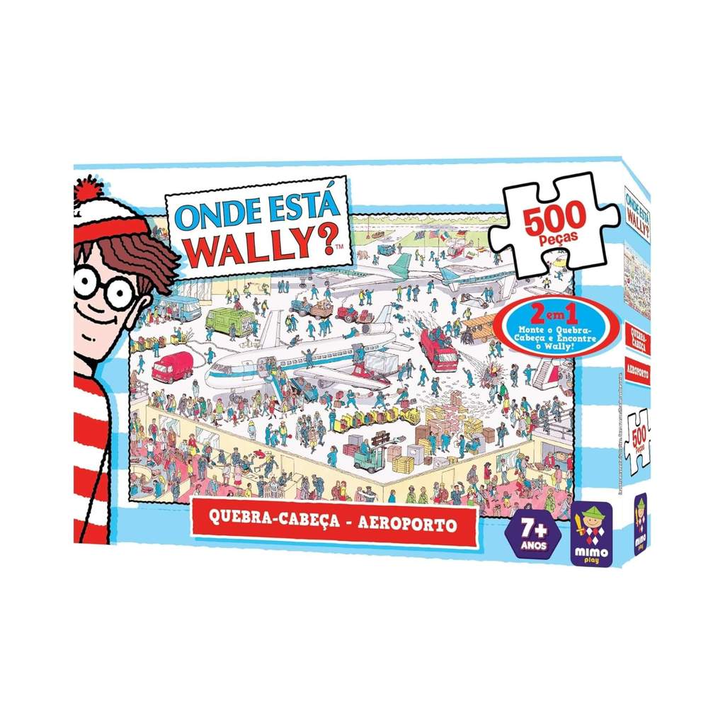 Quebra-Cabeça Onde Está Wally? 500 peças Mimo Toys - 3034